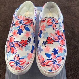Lilly Pulitzer Floral Slip-On Sneakers